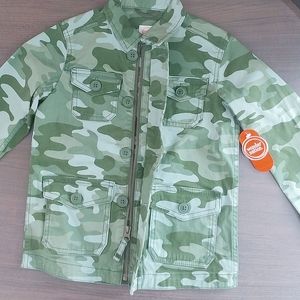Boys New Long Sleeve Camo Jacket
